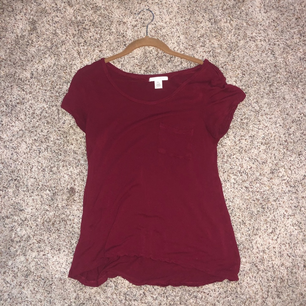 red basic top